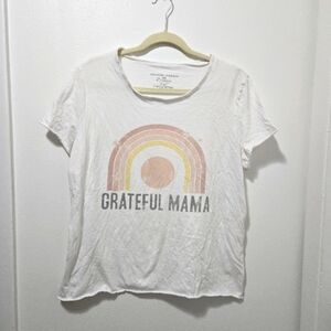 Grateful Mama White T-Shirt